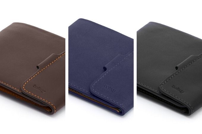 財布の色によってステッチの色が違うBellroy Coin Fold Wallet